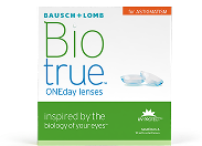 Box of Biotrue ONEday daily contact lenses for astigmatism