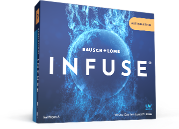 INFUSE daily contact lens for astigmatism box